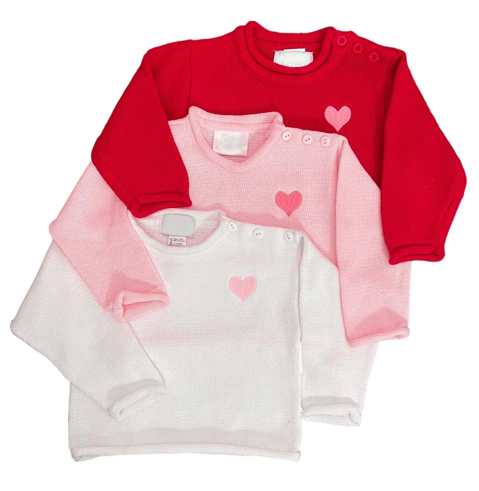 Valentine’s Day Heart Rollneck Sweater
