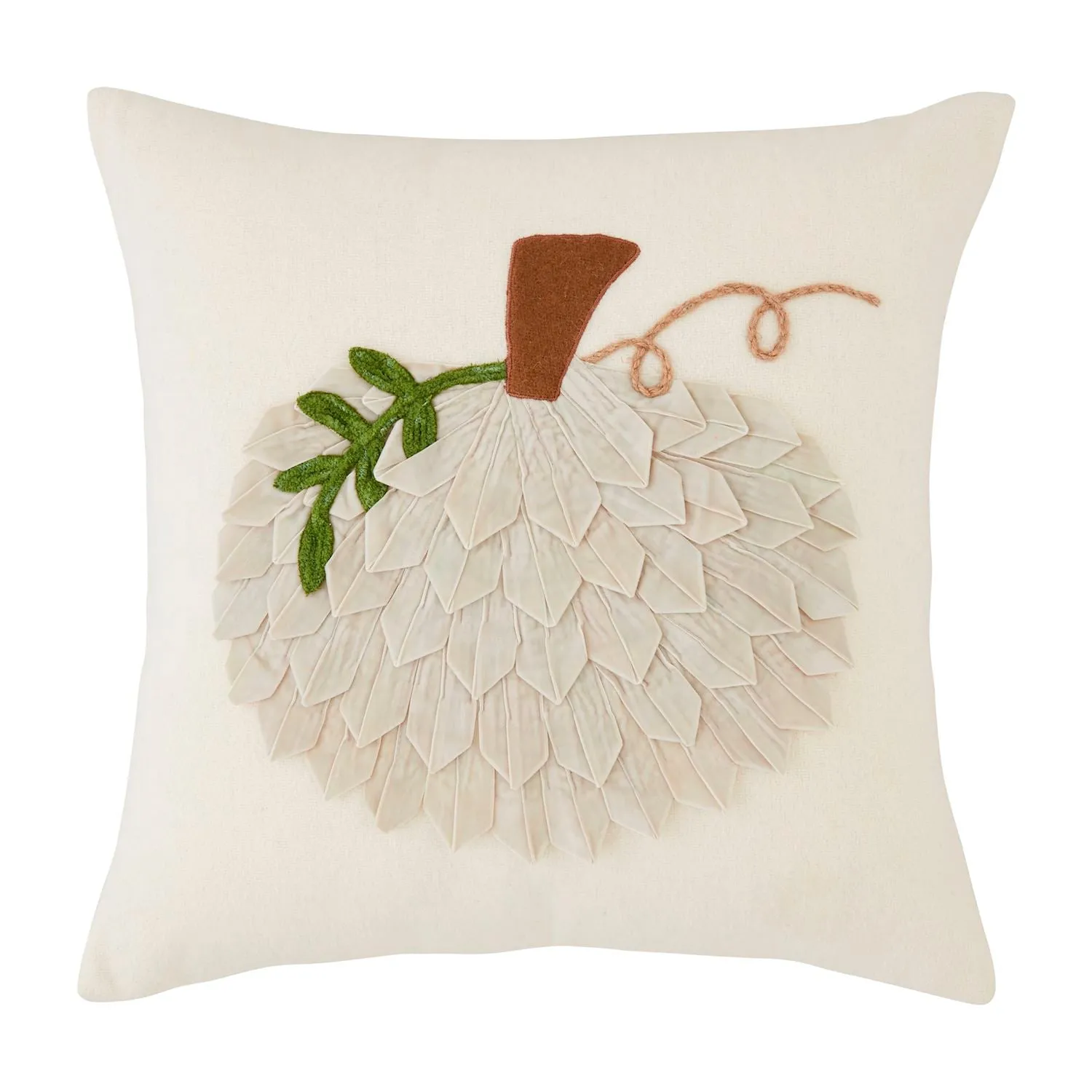 Velvet Ribbon Pumpkin Pillow