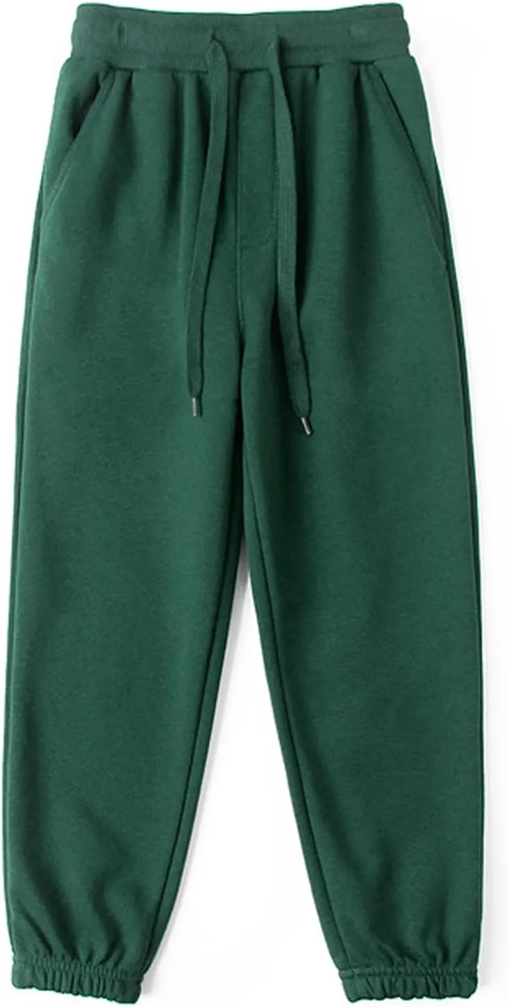 Welity Boys' Cotton Jogger Pants, 4-12 Years
